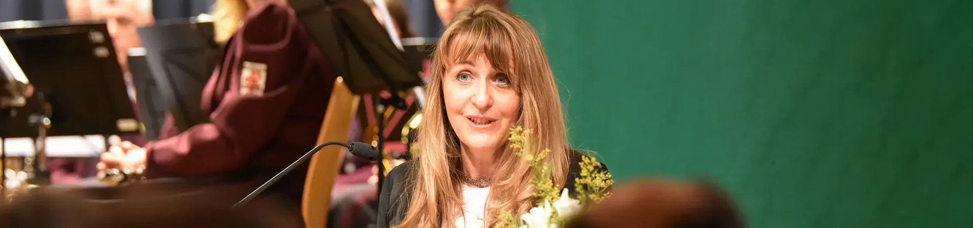 Sabine Welte-Hauff beim Bürgerempfang in Aspach - Foto@Sellmaier
